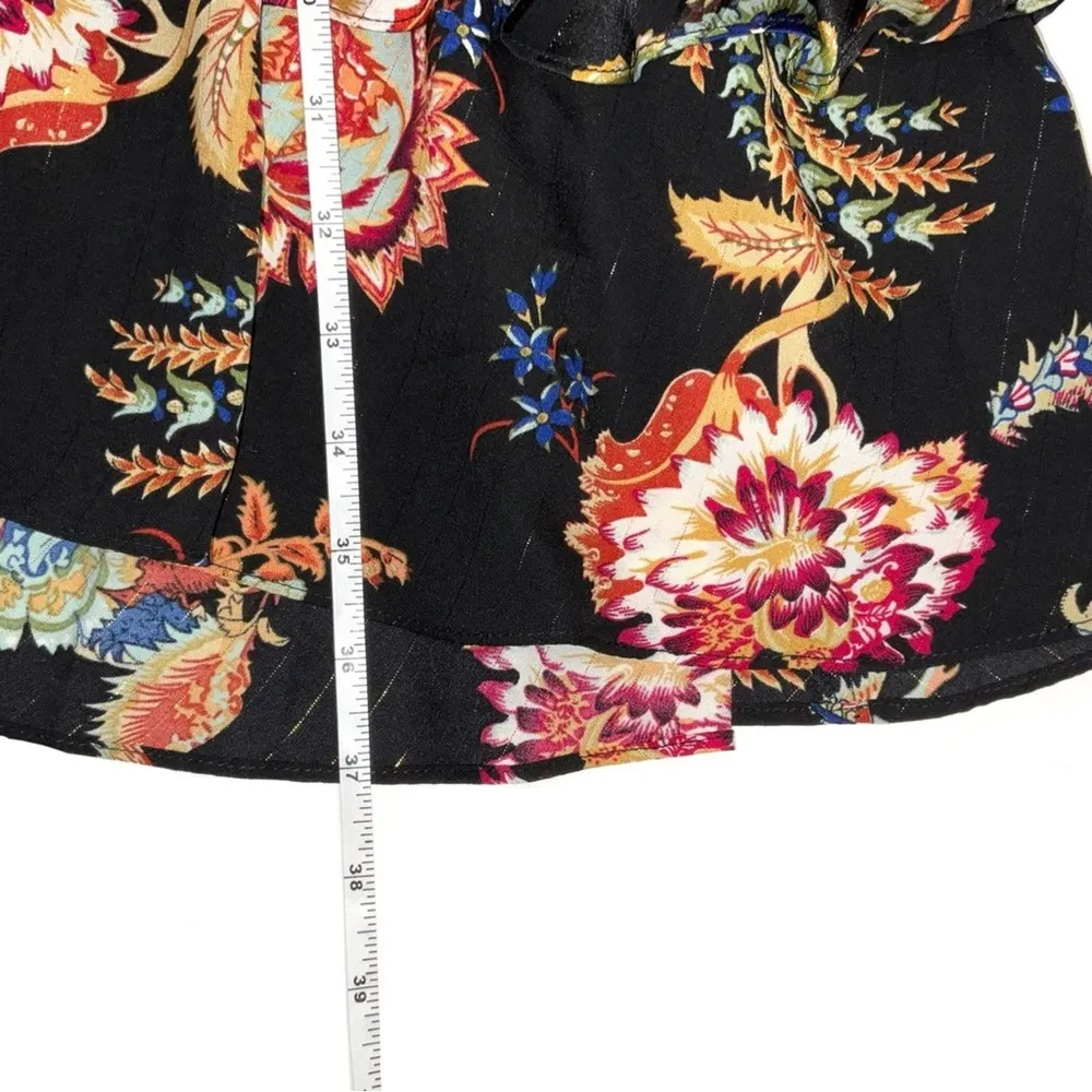 NWT Elliatt Virago Halter Sleeveless Black Floral Dress LARGE - Image 9