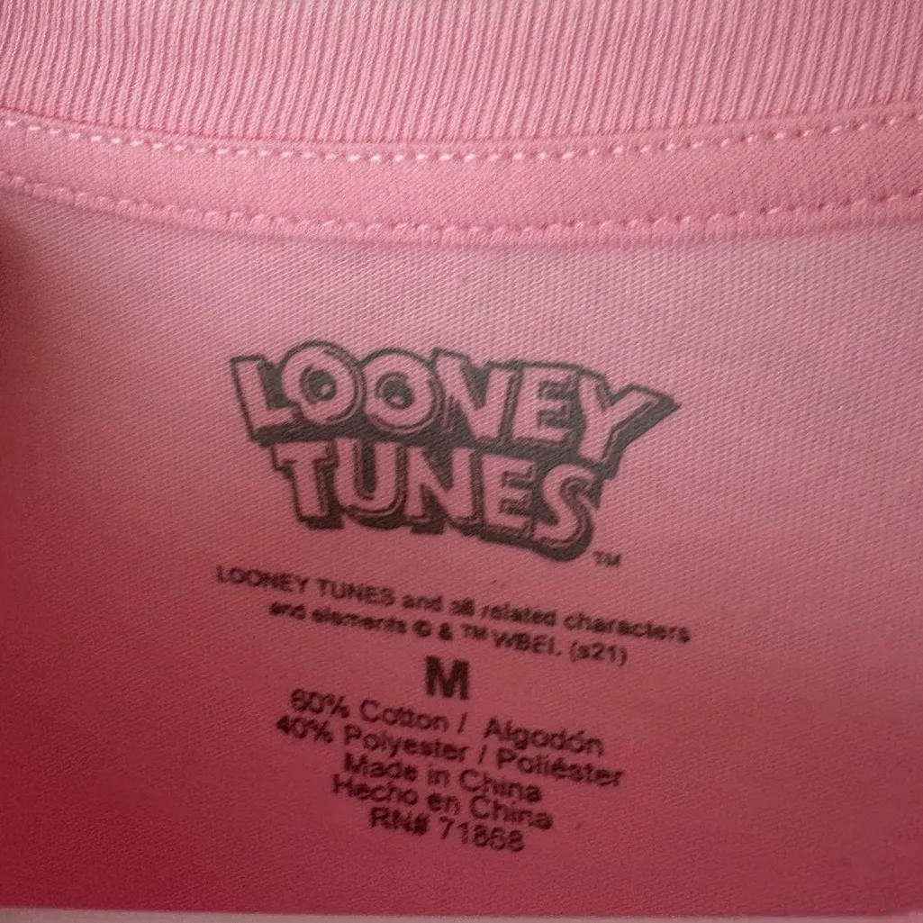 Warner Bros. Pink Tweety Short Sleeve Tee - Image 3