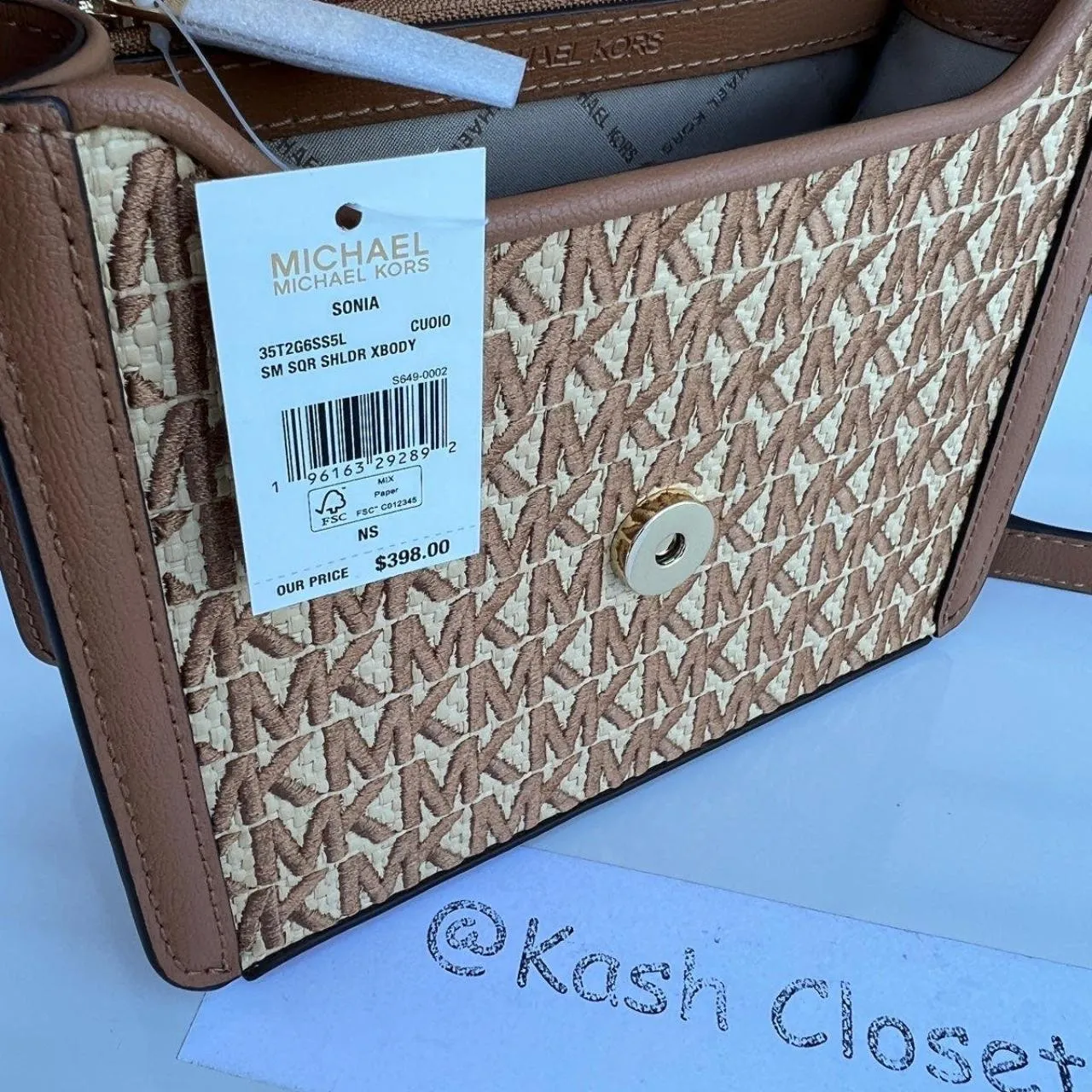 Michael Kors Sonia Crossbody Small Square Shoulder Bag - Image 6