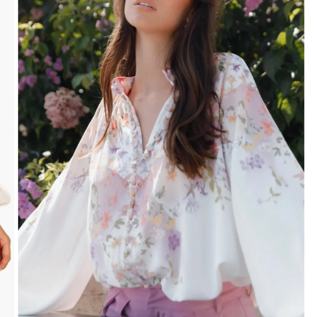 Petal‎ & Pup Tiarna Floral Print Shirt Blouse - Image 10