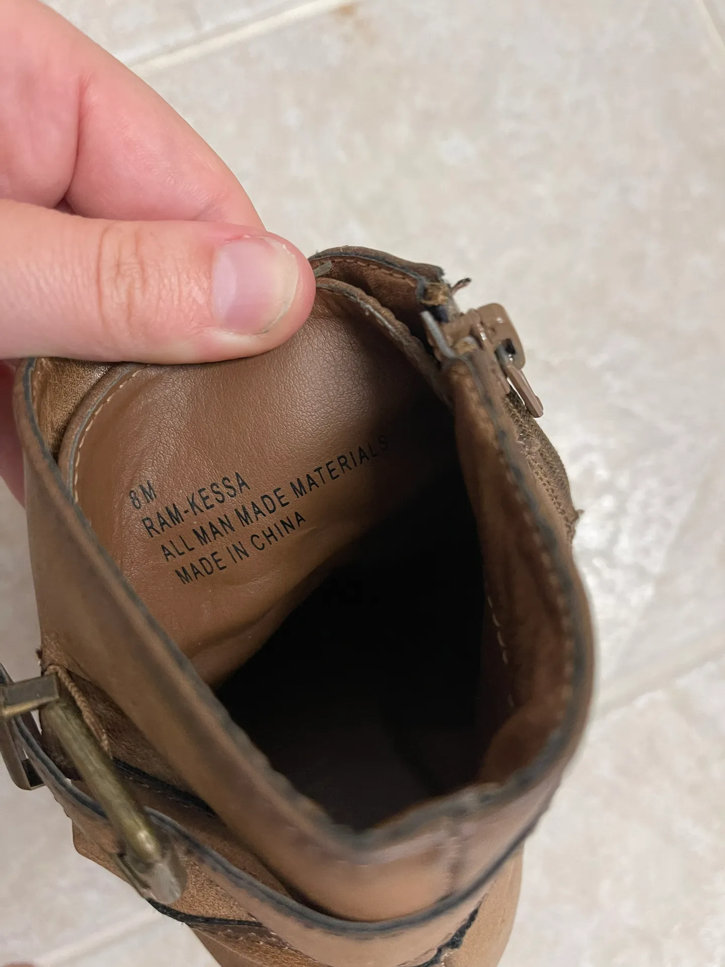 Rampage Combat Boots - Brown - Image 7