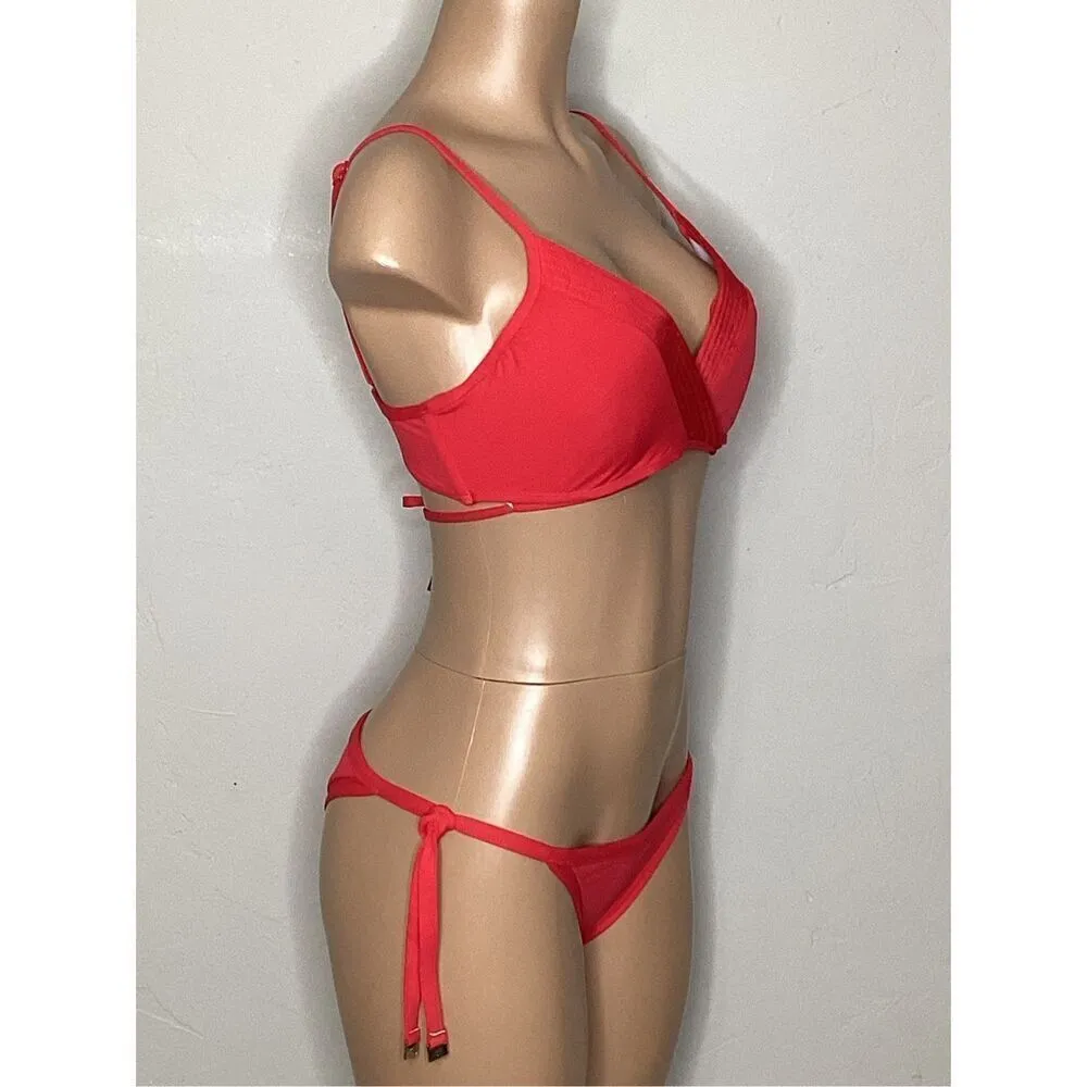 Seafolly New.  red bikini. USA 8. Retails $169 - Image 5
