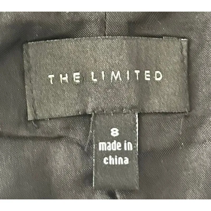 The Limited Black Velvet Draped Neckline Top & Midi Pull-on Skirt w/Ruffle Set - Image 7