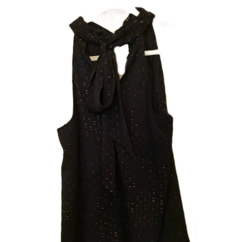 Milly Emma Tie Neck Rainbow Tank Top - Image 5