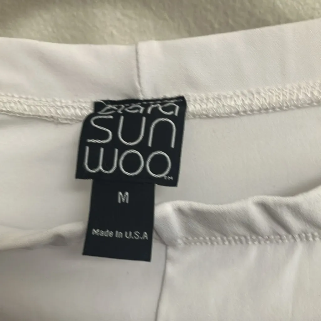FINAL MARKDOWN Clara Sun woo slacks medium White - Image 3