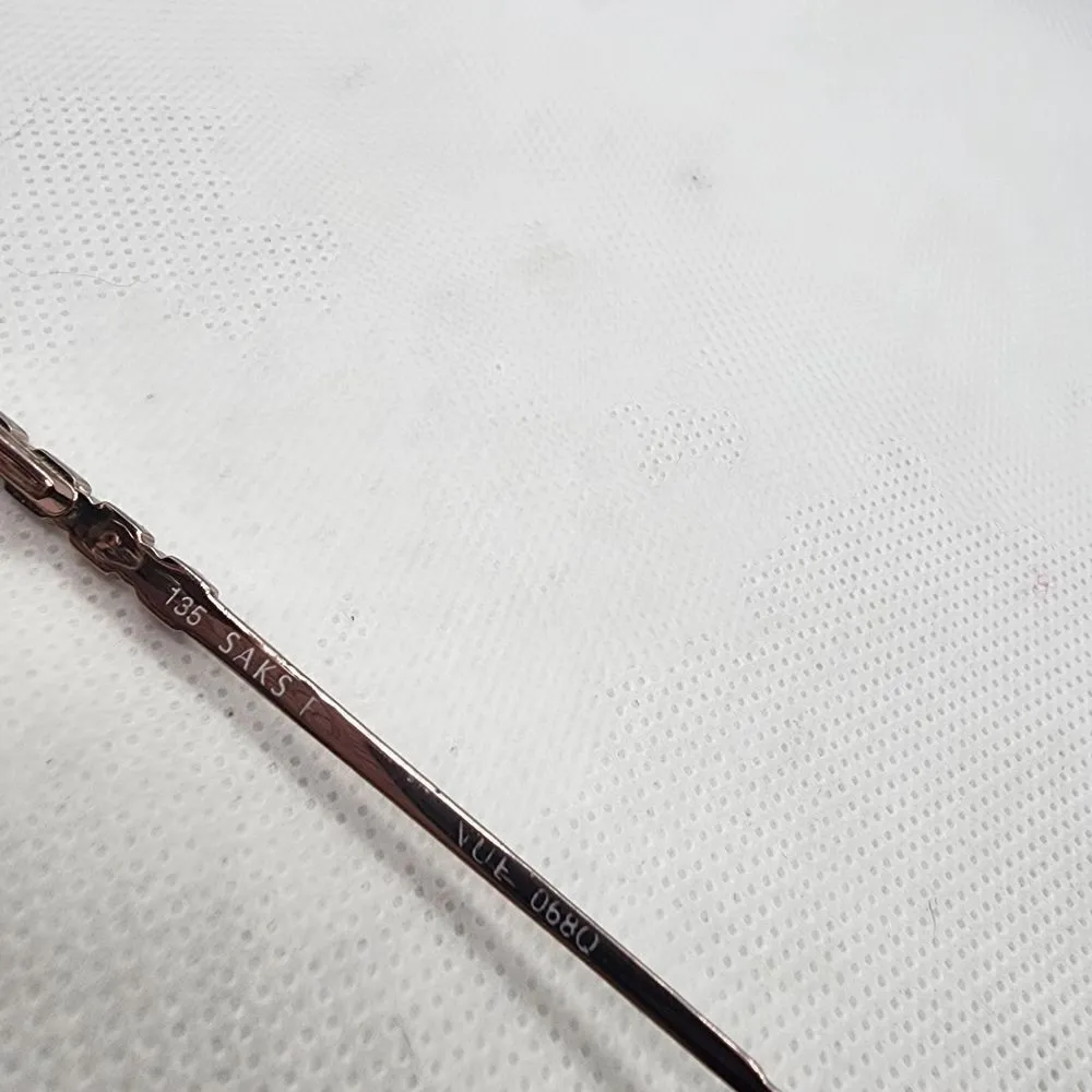 Saks Fifth Avenue Pink & Purple Prescription Glasses Frames - Image 8