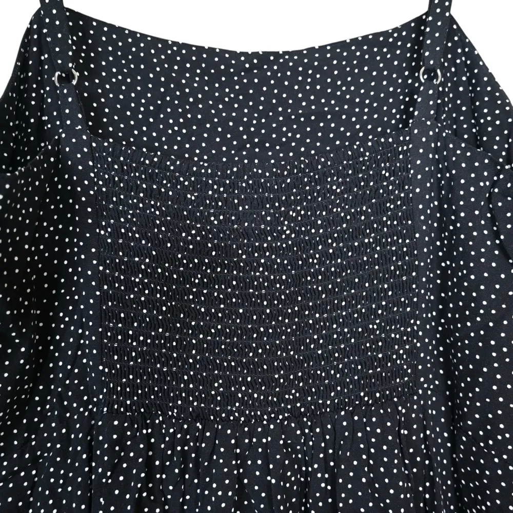 GAP Womens 10 Midi Dress in Black Dot - Image 6