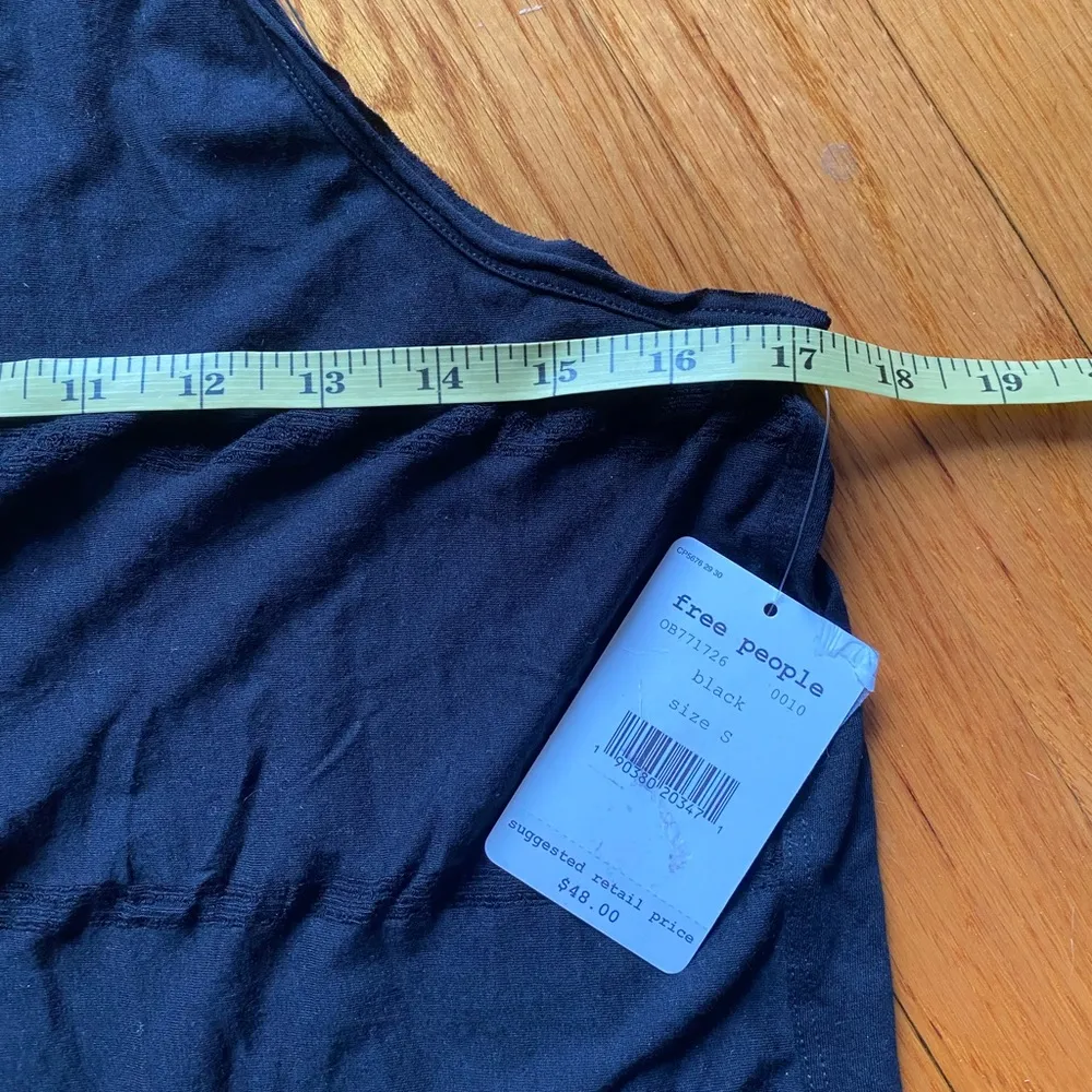 Free People Movement Black Racerback Tabk Top Size Small - Image 7