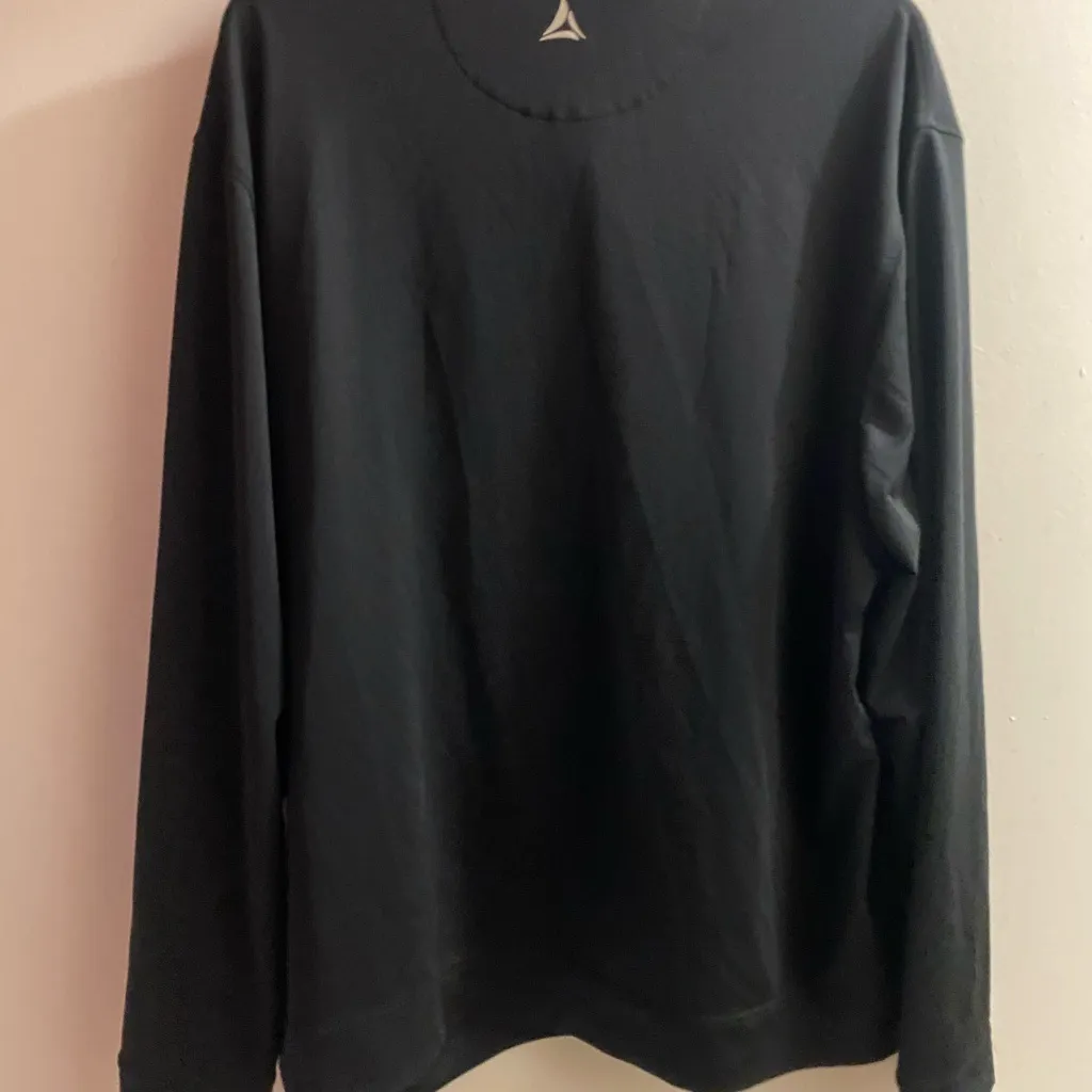 Bermuda Sands Womens Black 1/4 Zip Long Sleeve Polo L Large Apres Golf Martini - Image 4