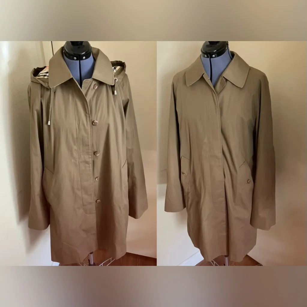 Burberry London Classical Tan Trench Coat - Image 2