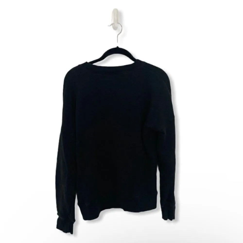 Miles by Madewell Black WOMEN WOMEN Graphic Sweatshirt Size M Medium Rare - Image 4