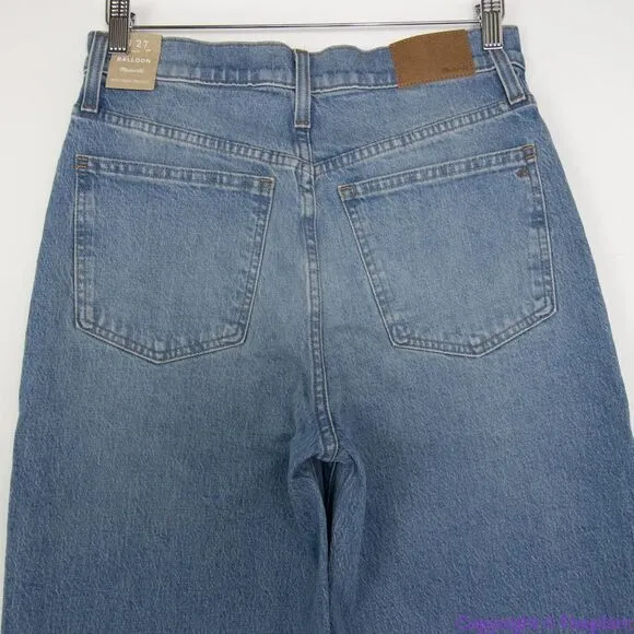 NEW Madewell USA-made Balloon Jeans‎ in Whistler Wash, 27 - Image 8