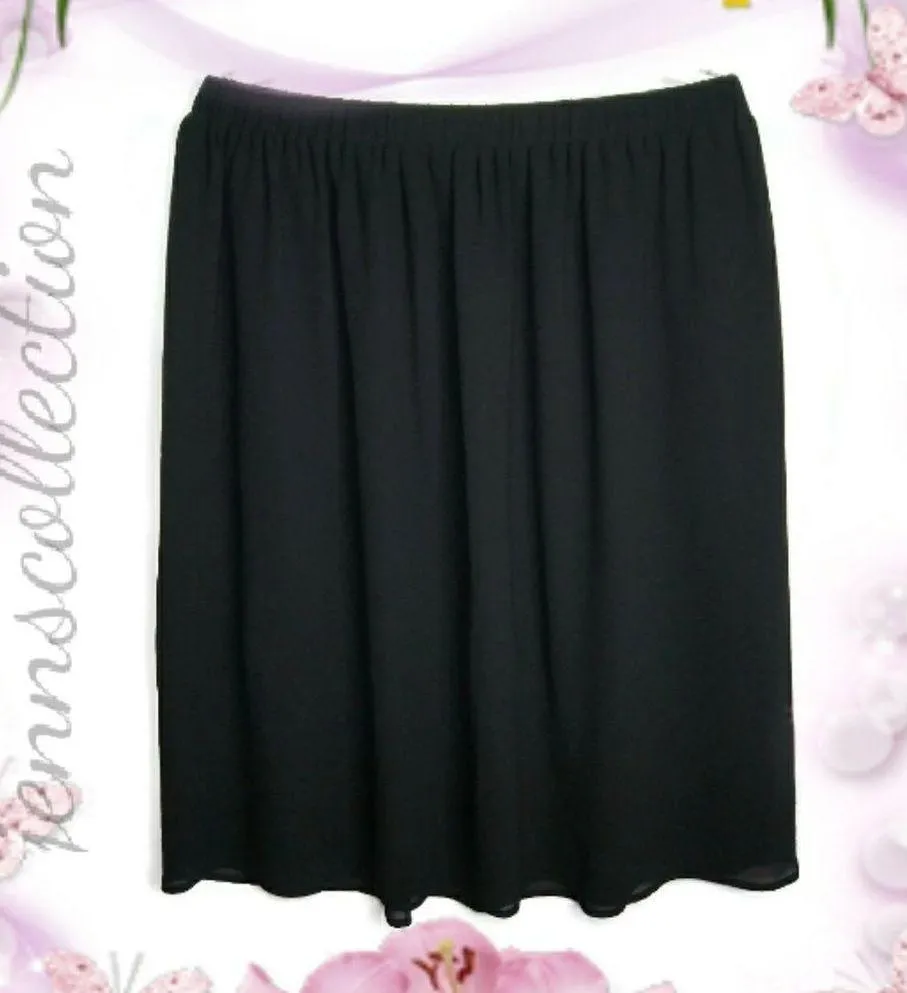 NEW! BLACK Stretchy 14TH & UNION Large Lined Skirt - Image 2