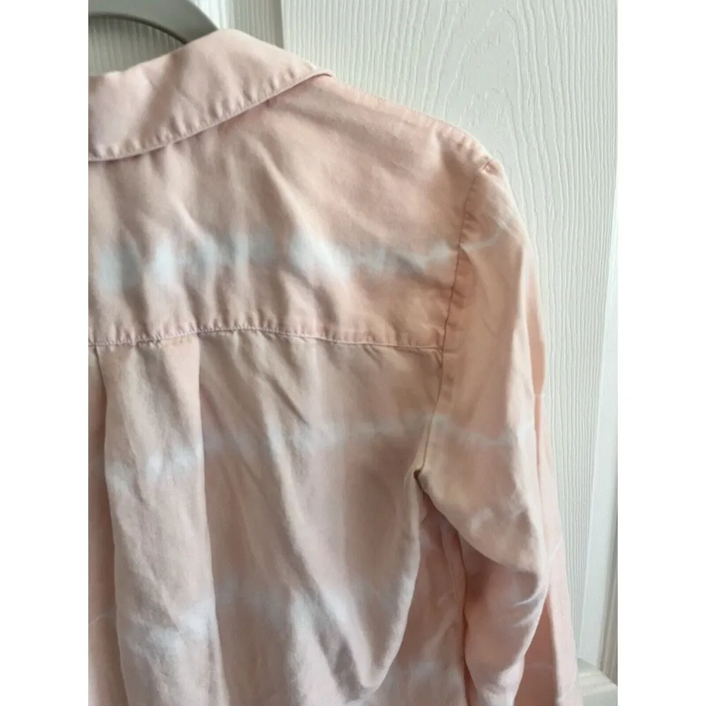 Anthropologie Cloth & Stone Peach Pink Tie - Image 7