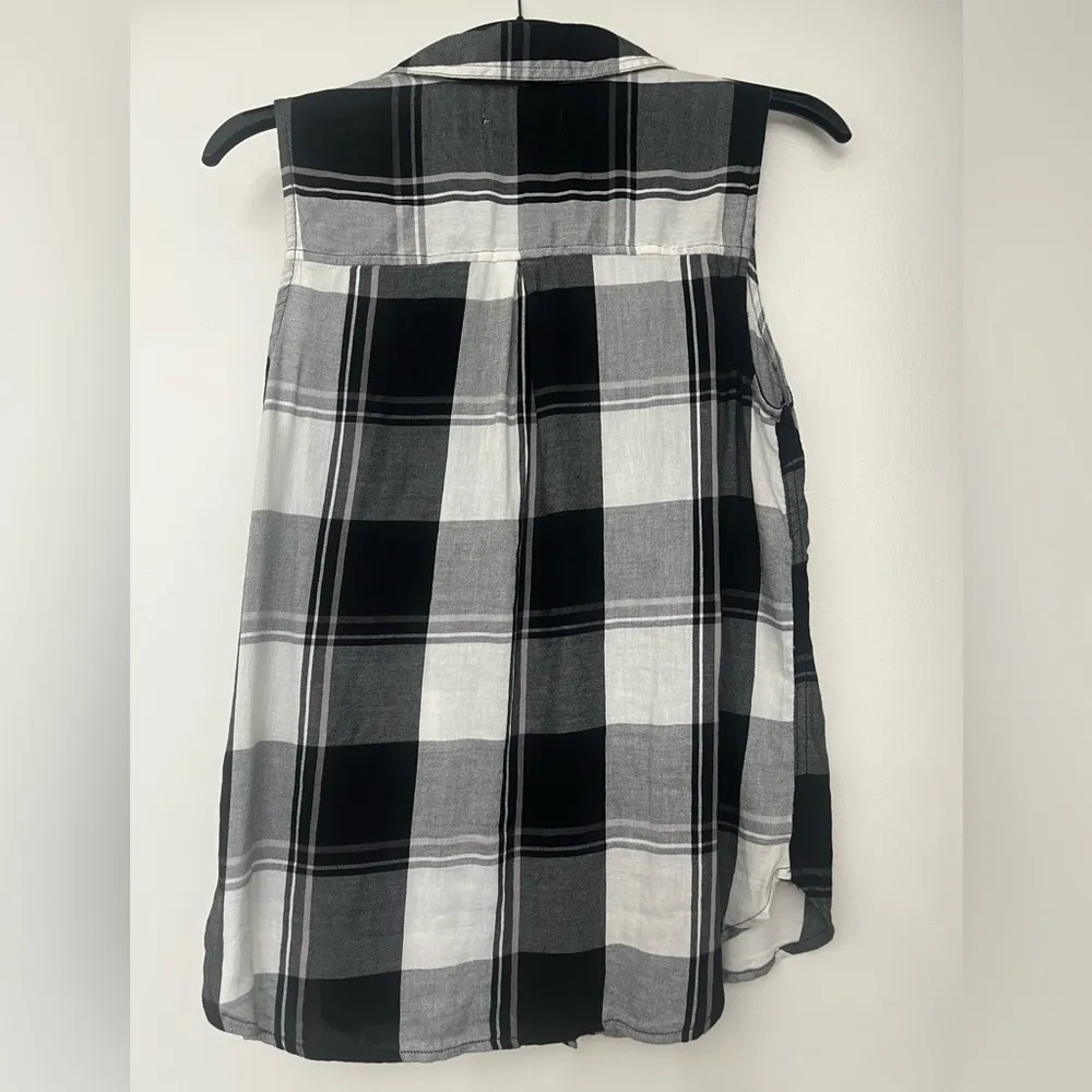 SO Black and White Plaid Shirt - Image 4