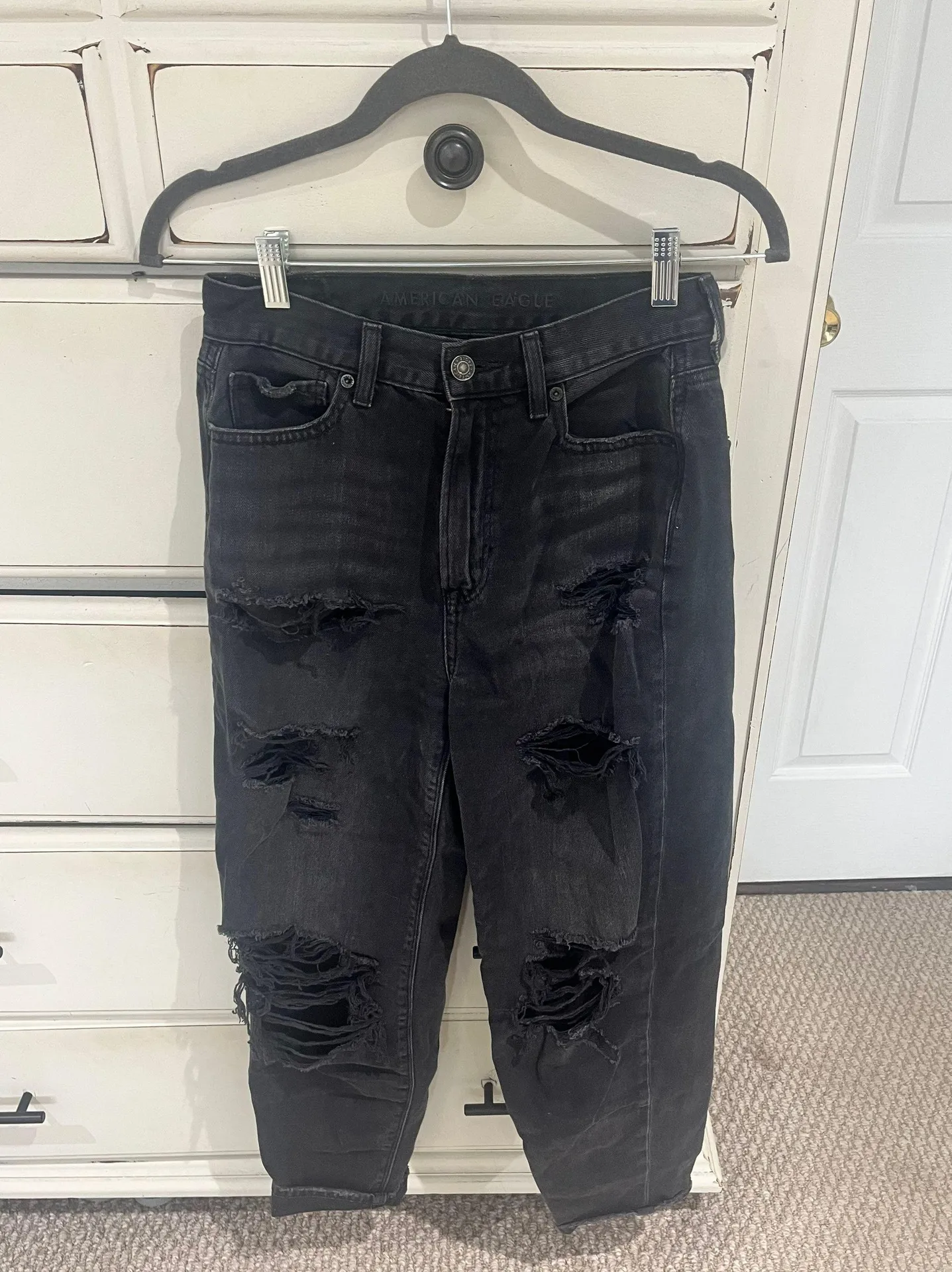 American Eagle Distressed Boyfriend Jeans  - Image 3