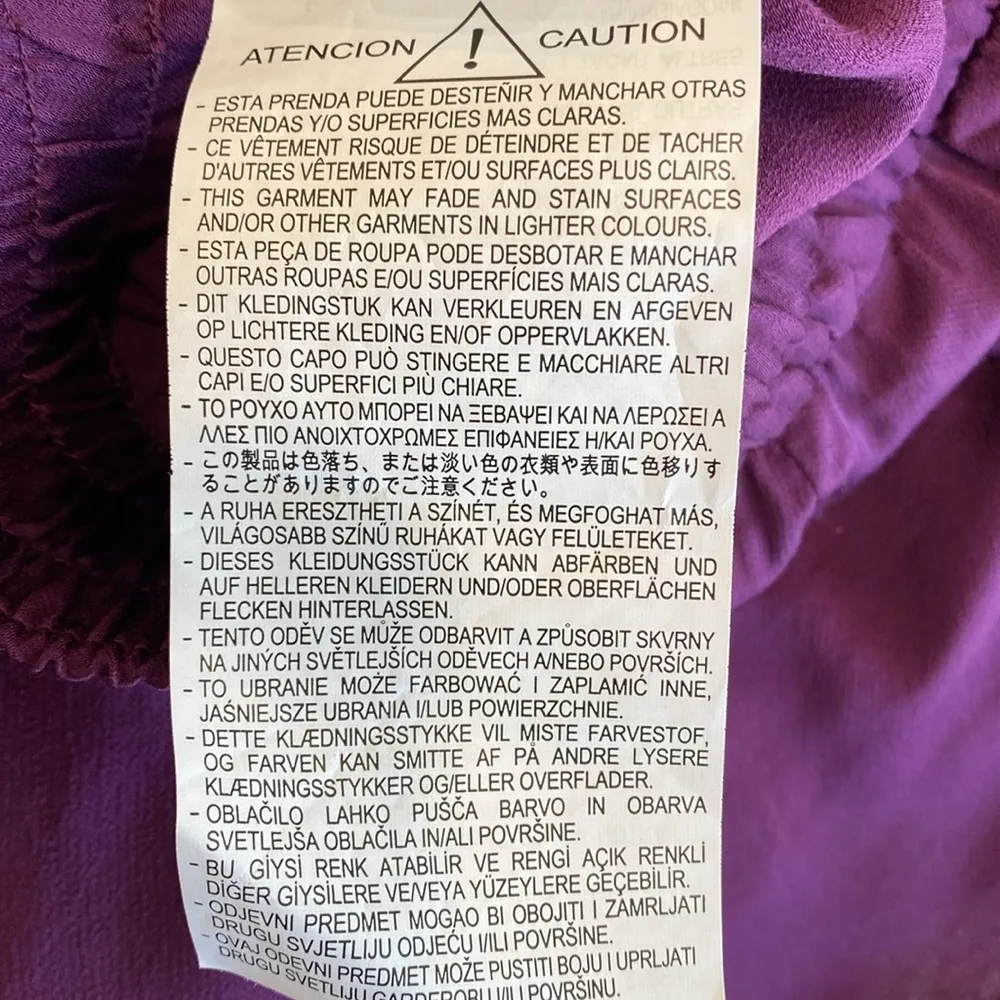 ~ HIGH-WAIST TROUSERS WITH BEADED EMBROIDERY DARK PURPLE Small - Image 9