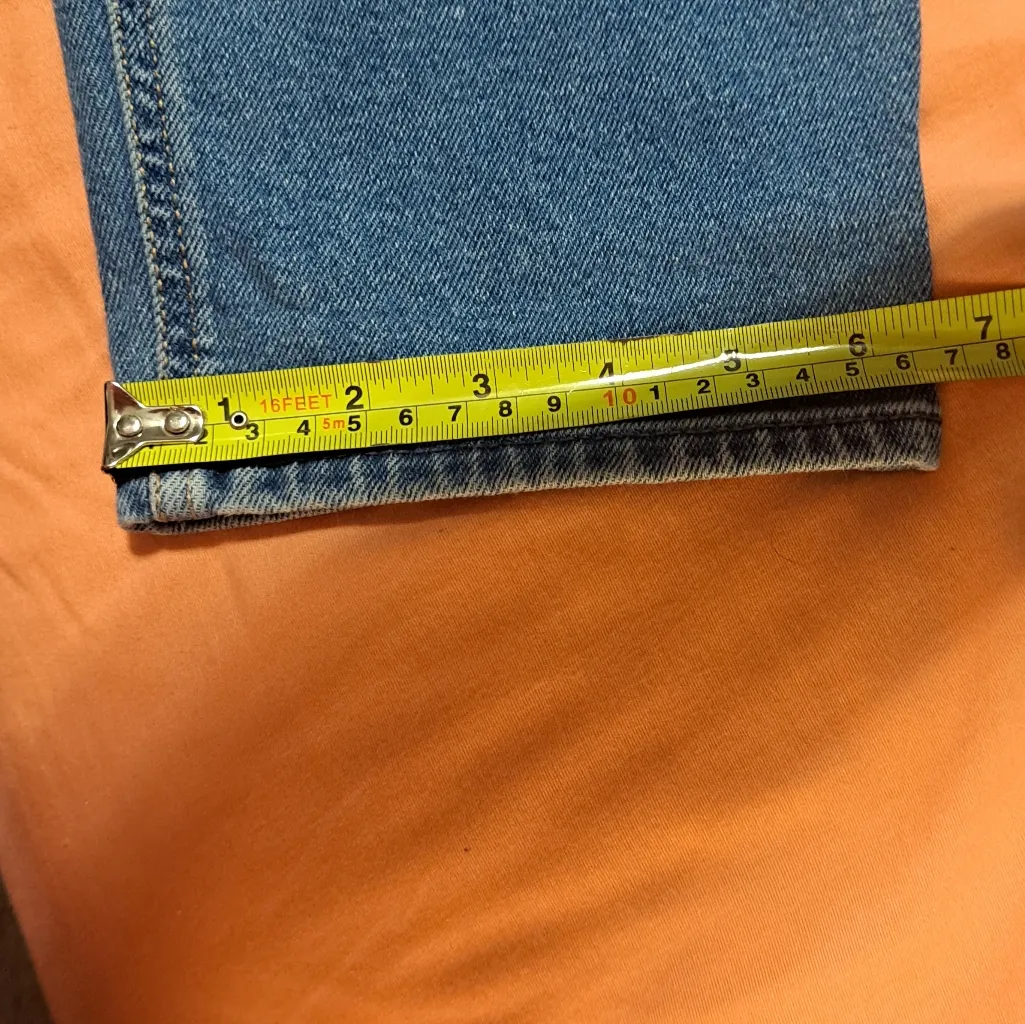 HOLLISTER JEANS EMBROIDERED FLOWERS SIZE  7R  28x27 - Image 8