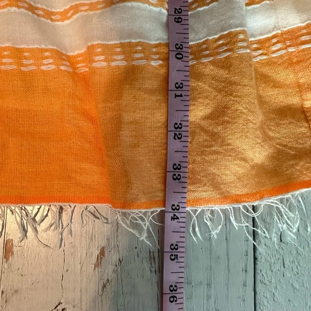 lemlem Stripe V Neck Sleeveless Mini Dress Coverup Size XS - Image 9