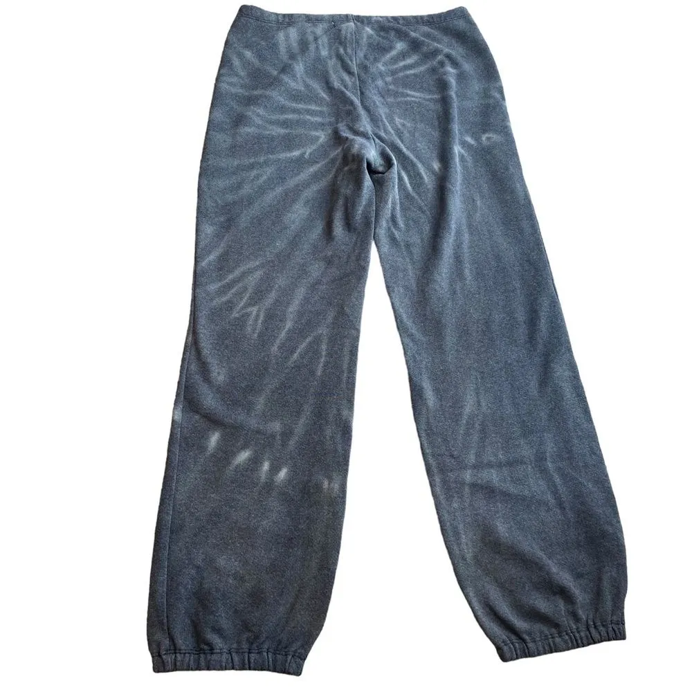 Lacausa Women’s Size S Slater Sweatpants Dark Gray Tie Dye‎ Loungewear Oversized - Image 6