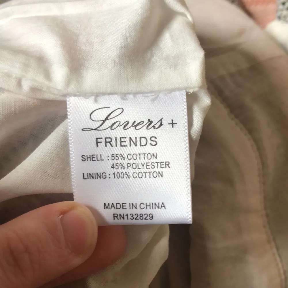 LOVERS + FRIENDS PEPLUM STRIPPED FRINGE DRESS SIZE SMALL - Image 4