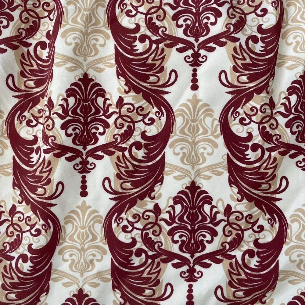 BloomChic Red and Cream Romper With Pockets 22 - Image 8