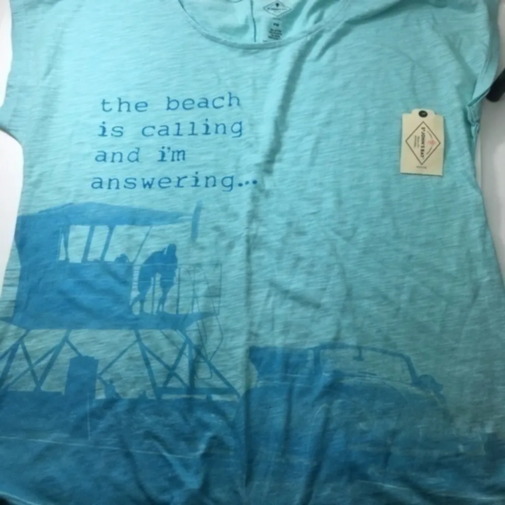 beach wear T shirt  st johns bay PM - Image 2