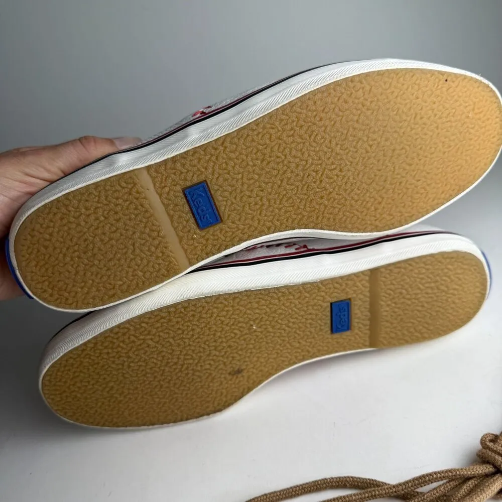 Keds Baseball Sneakers Womens Champion Pennant Leather Sz 7.5 - Image 4