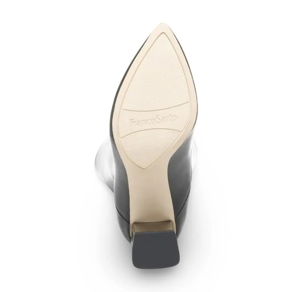 Franco Sarto Womens Katherine Knee High Heeled Boots Silver Metallic Stretch 10 - Image 5