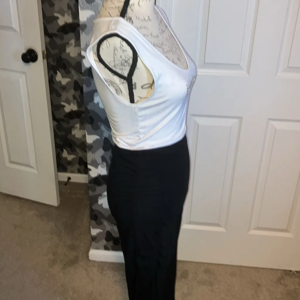 Bebe Bejeweled Maxi Dress - Image 3