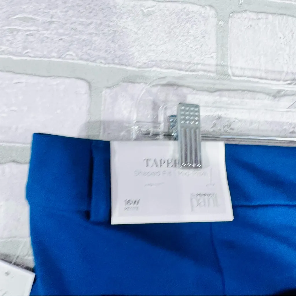 CJ Banks NWT Perfect Pant Tapered Shaped Fit Gibraltar Sea Blue  Size 16WP - Image 5