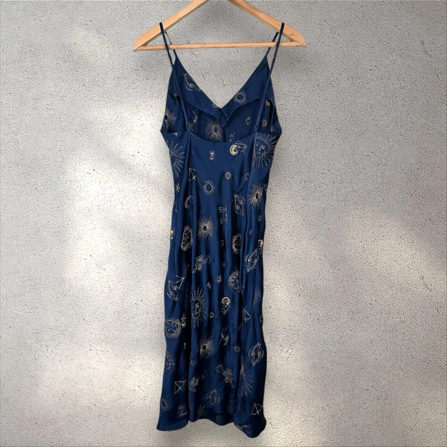 Realisation par The 1996 Zodiac Silk Embroidered Slip Dress Sz M - Image 10
