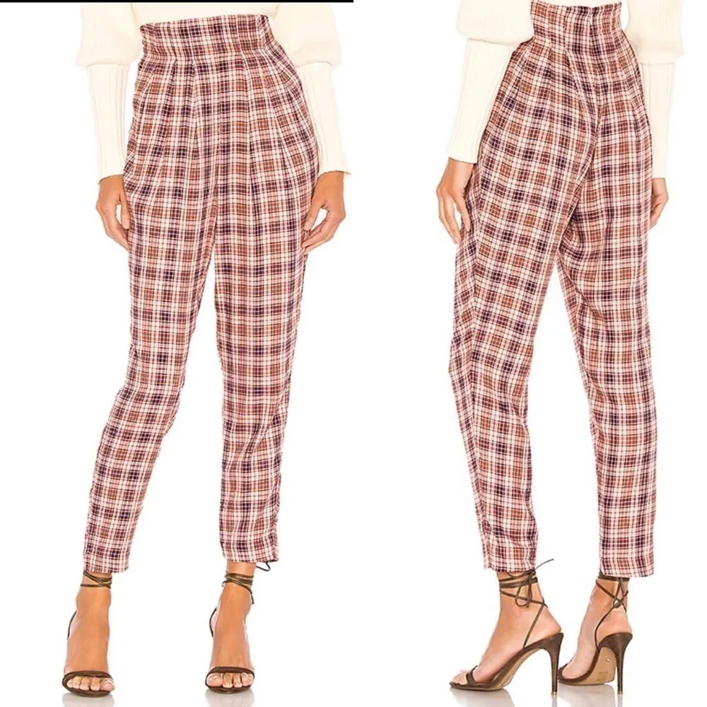 Majorelle Naples Plaid High‎ Waisted Pant Medium - Image 11