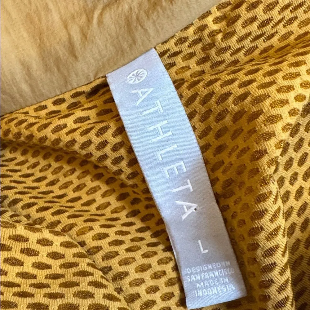 Athleta Canopy Parachute jacket Tuscan Gold Large - Image 8