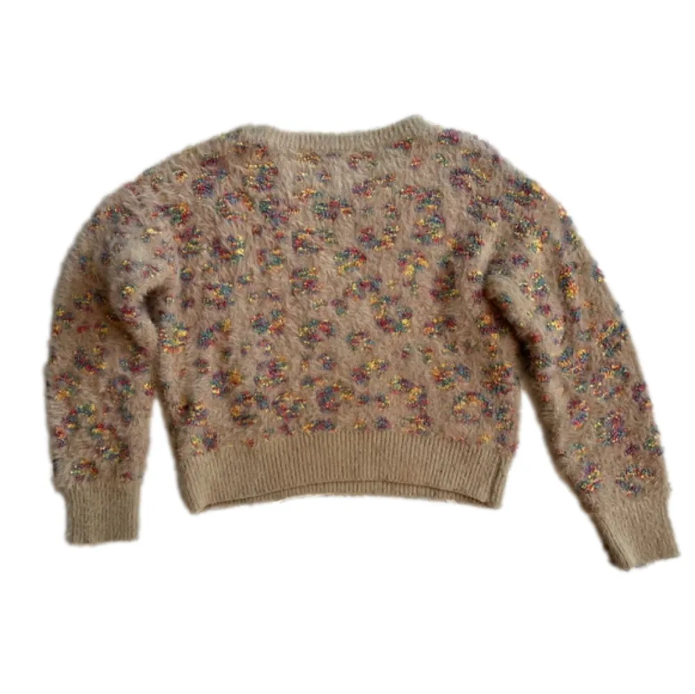 Okboth DELICIOUS cropped sweater, super soft, not itchy. Size M Tan Size M - Image 7