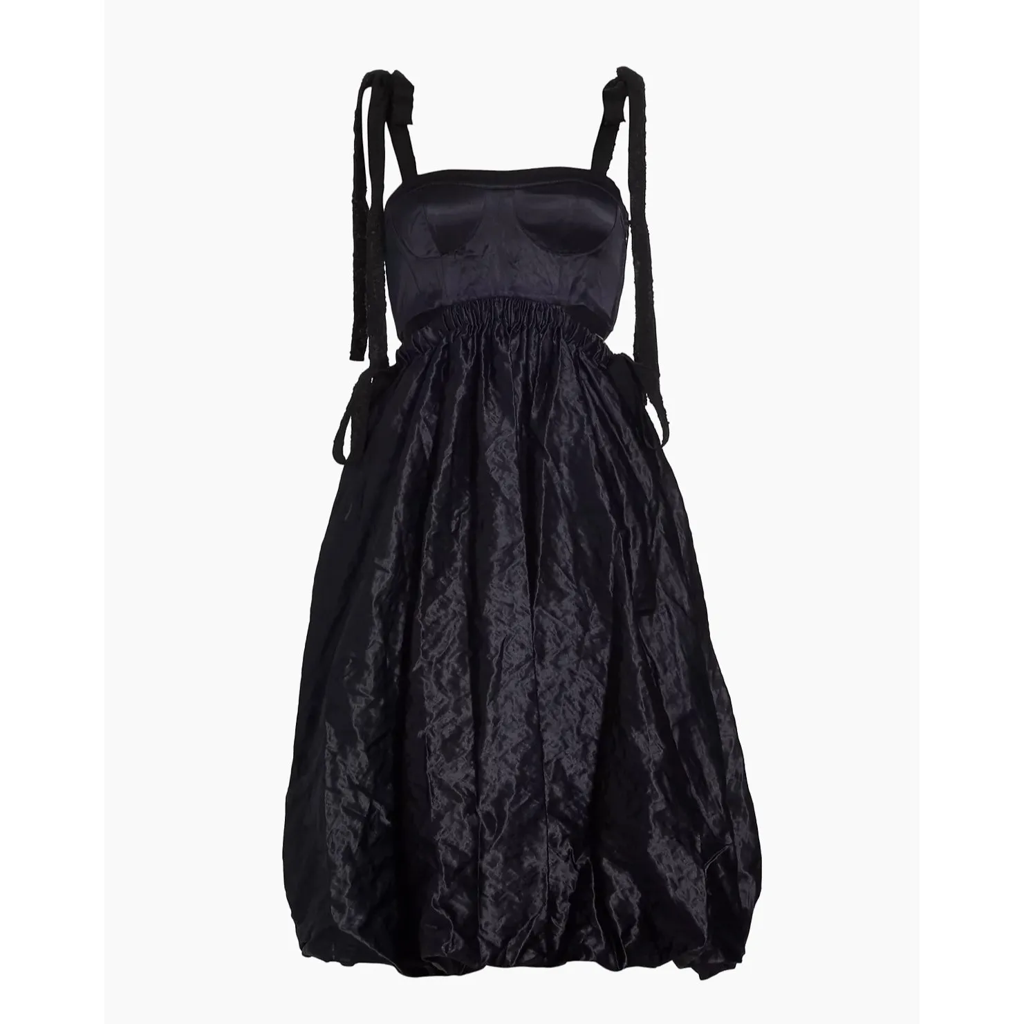Ulla Johnson in Midnight  Blue Party  Gabrielle Cut-Out Bubble Bustier Dress 0 - Image 3