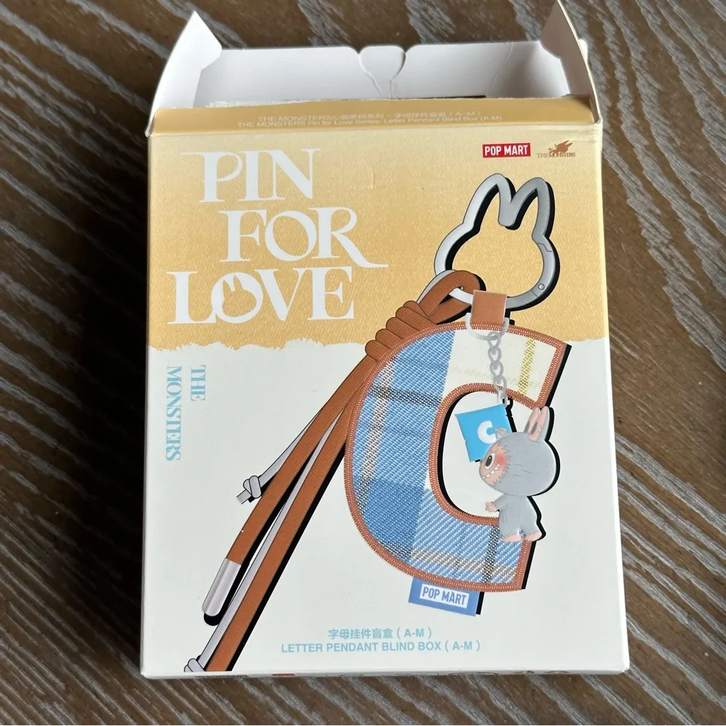Pop Mart Pin For Love The Monsters Confirmed Letter I Pendant Green - Image 7