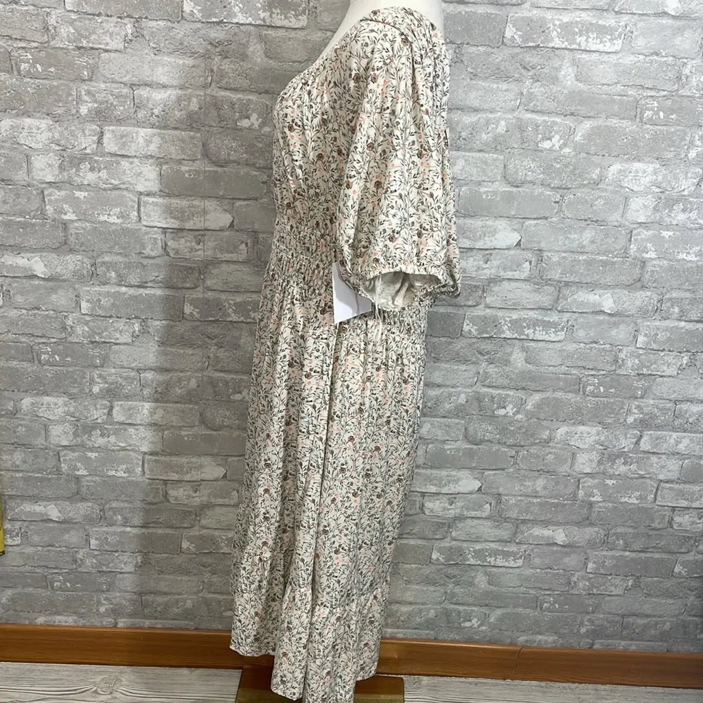 NATION LTD Fabia Floral Pima Cotton Midi-Dress - Image 5