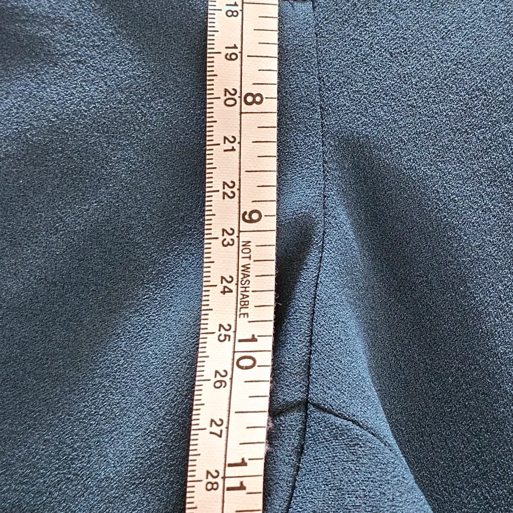 DKNY Cyan Blue Foundation Slim Cropped Pants Size 8 - Image 6