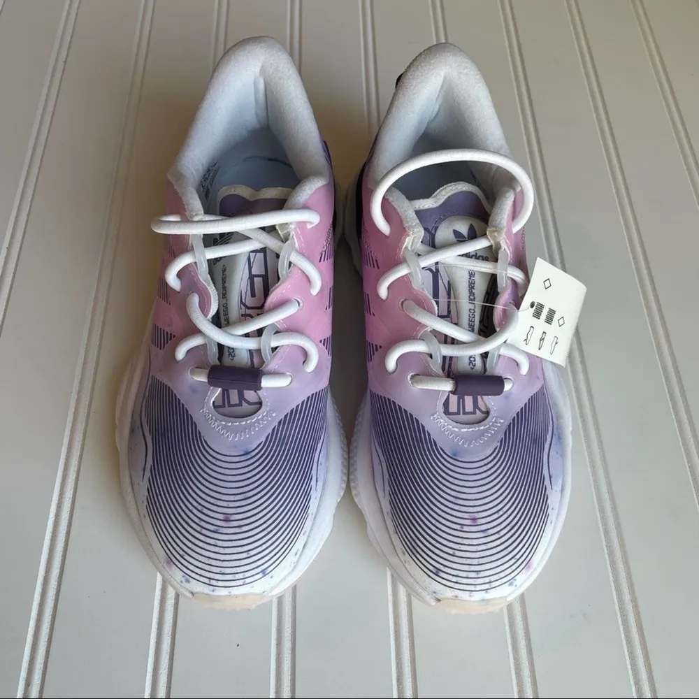 Adidas Ozweego Originals Sneaker Shoe Pink Tech Purple Size 5 Rare Stan Smith. - Image 2