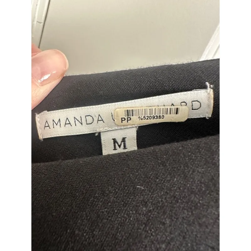 Amanda Uprichard Black Ponte Classic Dress Size: Medium - Image 9