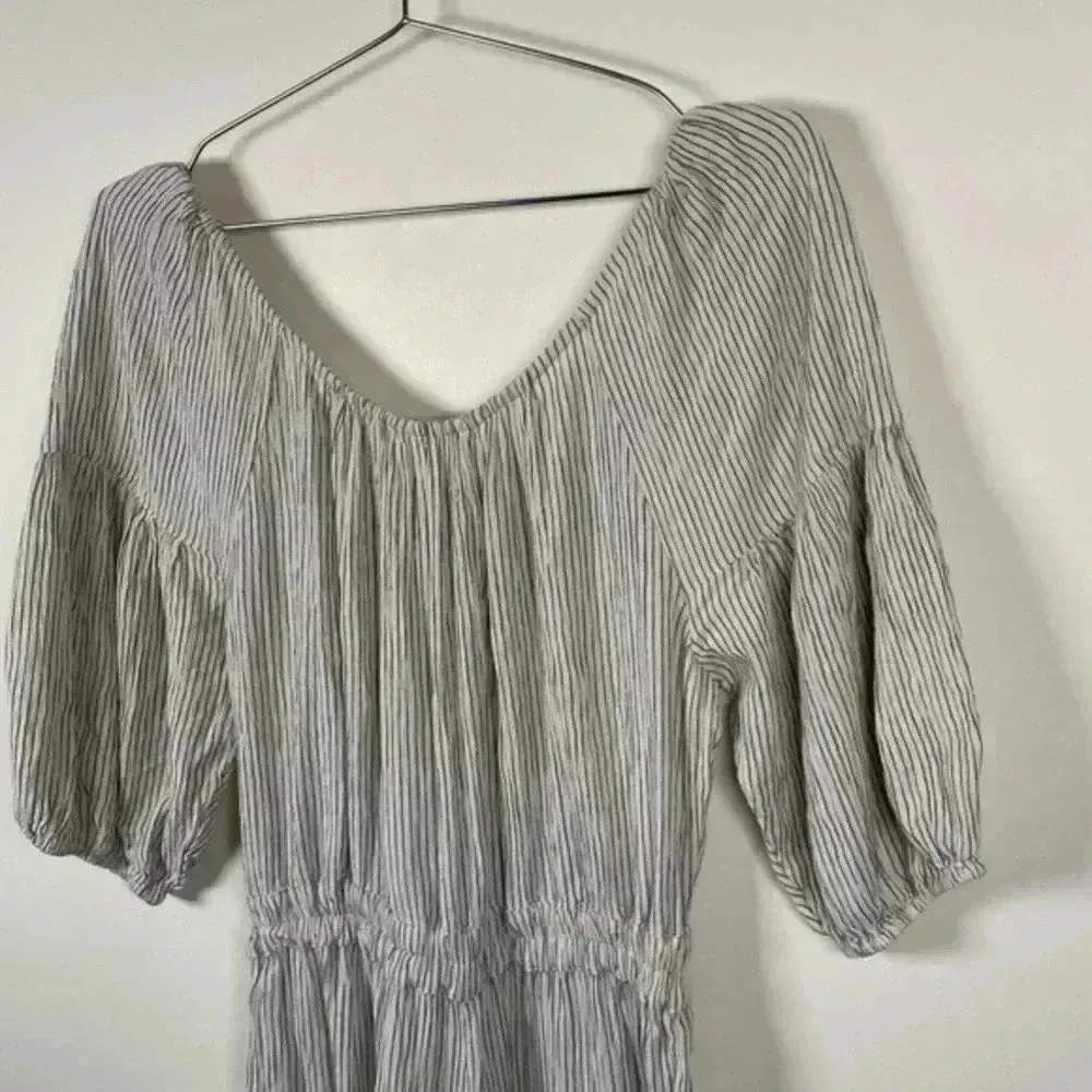 Apiece‎ Apart White And Black Striped Camelia Jumpsuit - Image 6