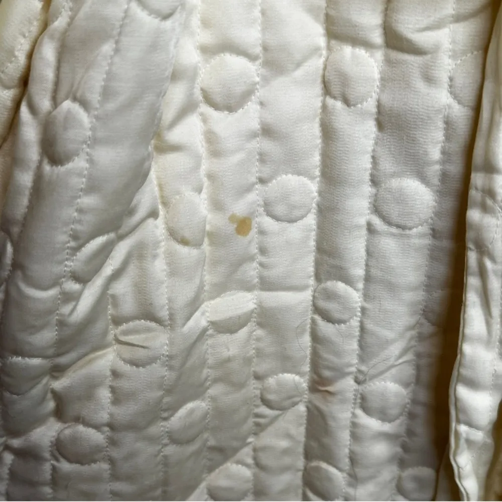 Vintage Belted Robe With Pockets as‎ is Yellow Size M - Image 4