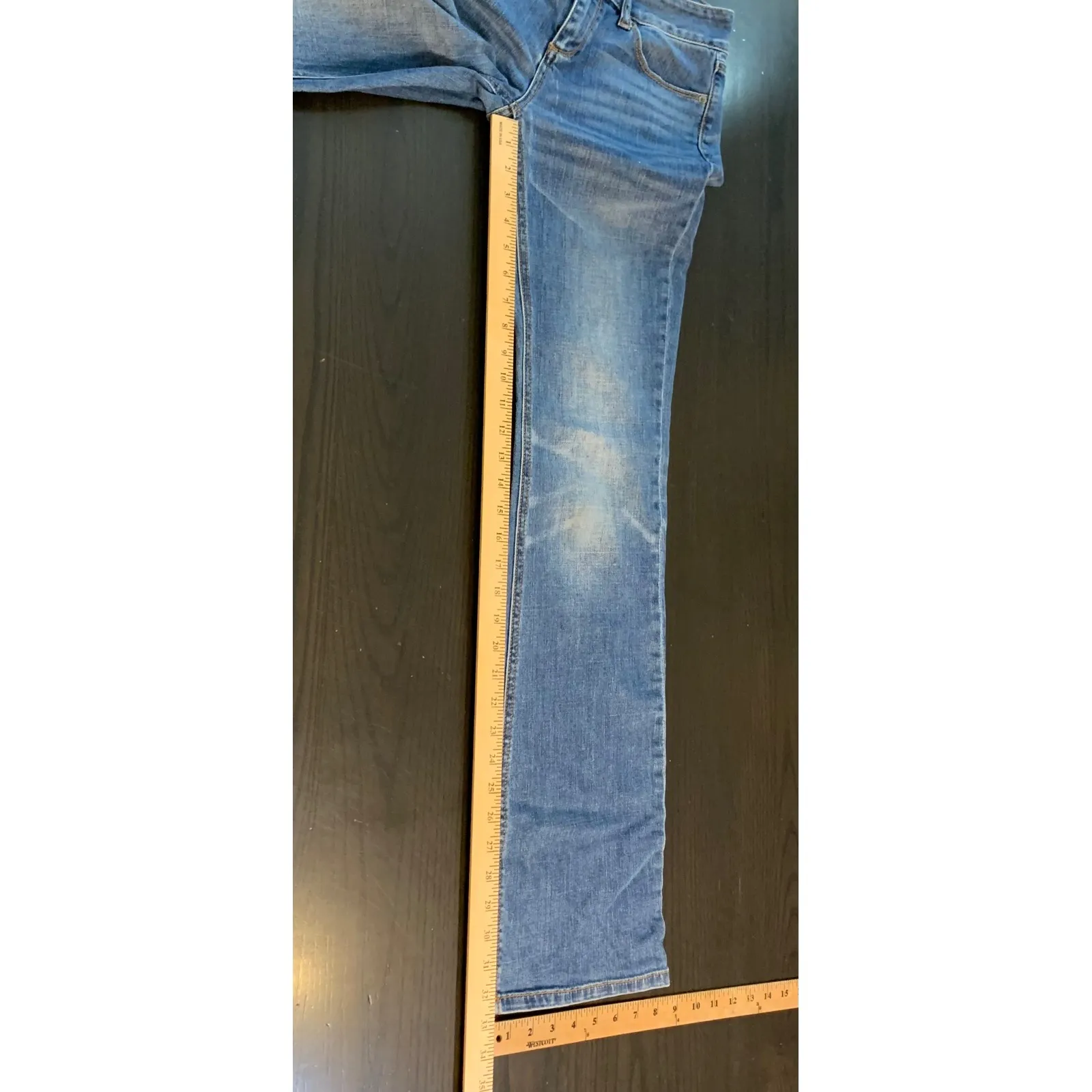 VTG Y2K London Jean Co VS Hipster Blue Denim Bootcut Jeans Women Size 6 READ - Image 10