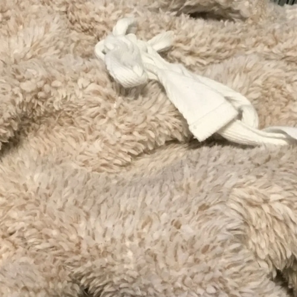 Sleep Zenista Wide Leg Tan Fuzzy Drawstring Pajama Pants Loungewear Large - Image 7