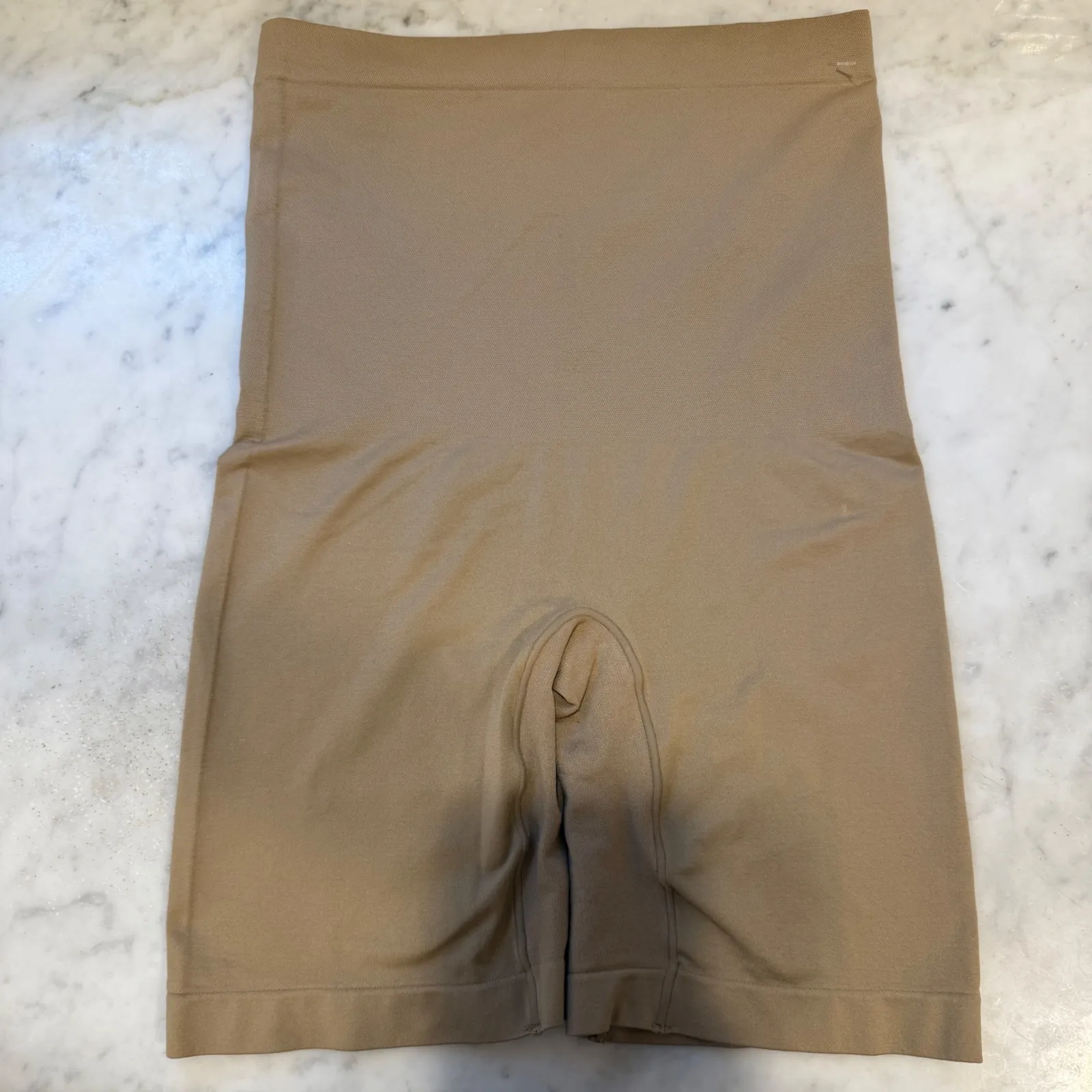 Soma Seamless‎ High Waist Thigh Shaper Panties Beige Smoothing M/L Tan Size M - Image 8