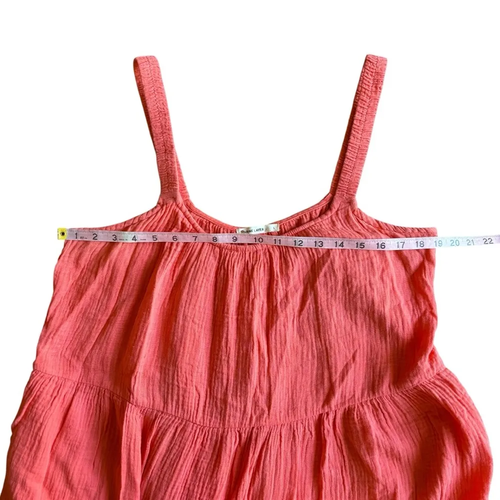 Marine Layer Cotton Mini Tank Dress- Size Large - Image 9