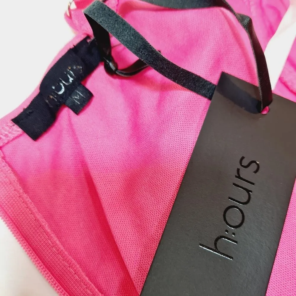 h:ours Estelle Mini Dress in Pink Medium - Image 10