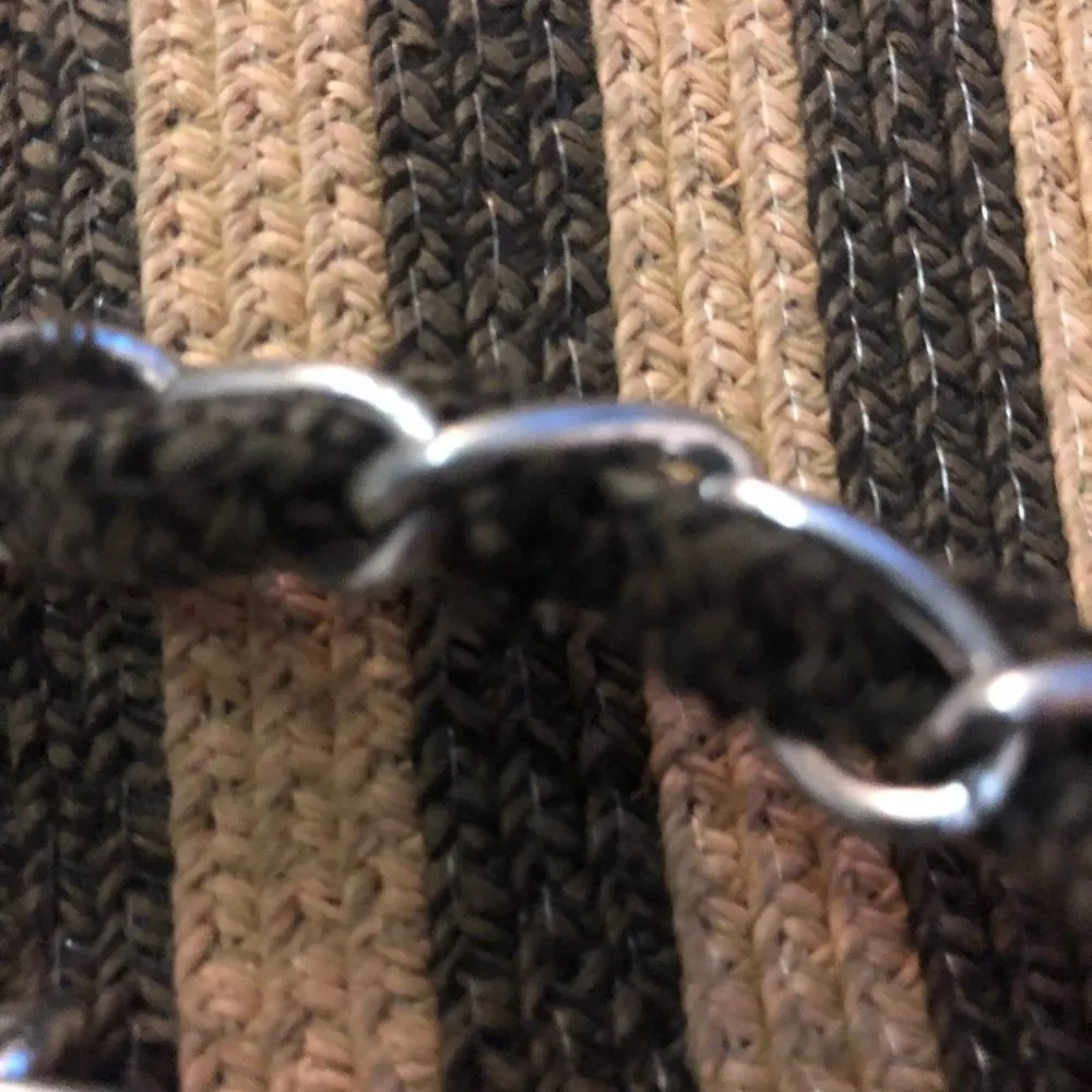 Paper Straw Small Purse Used - Image 7