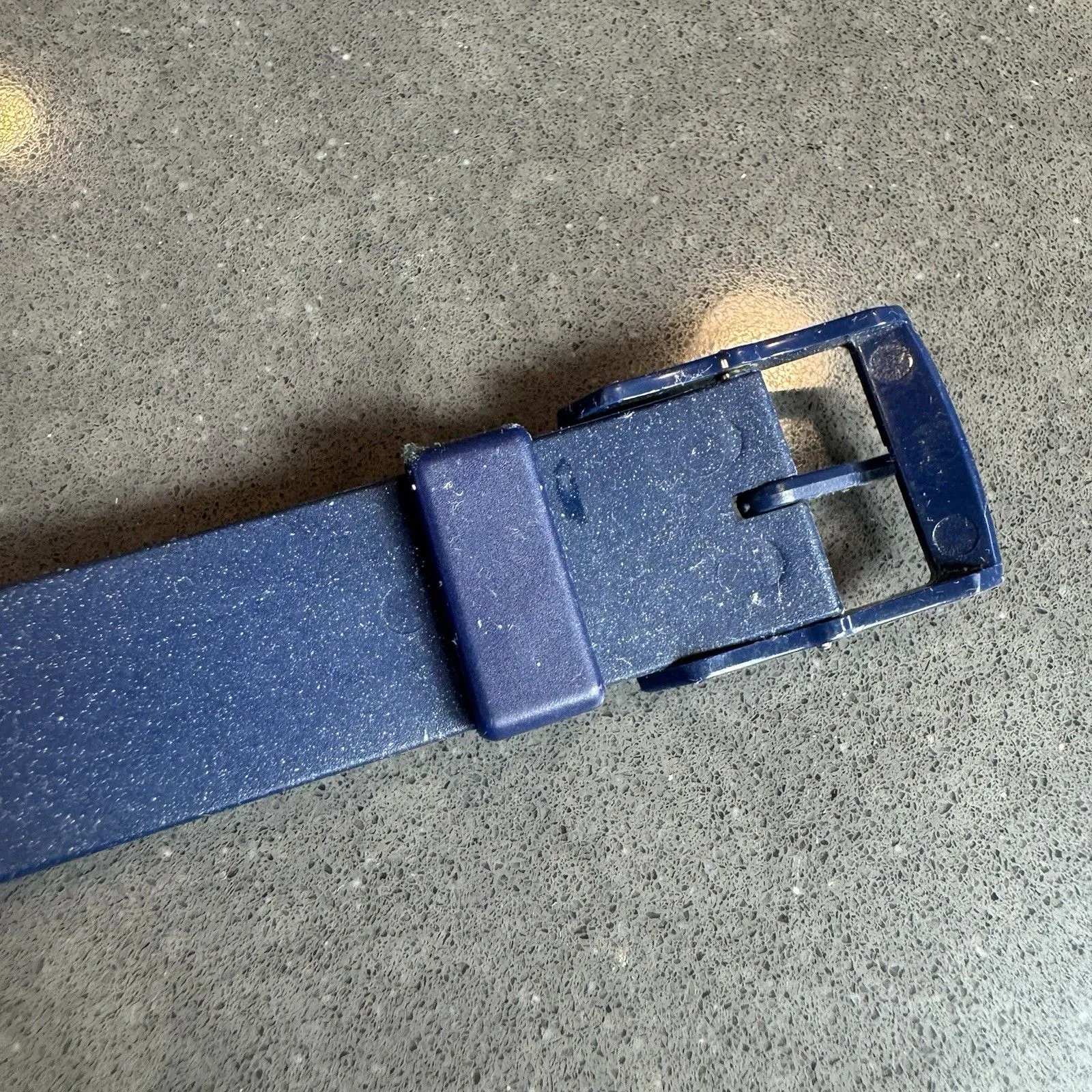 Swatch Watch Just Blue GN715 Blue Sparkling 34mm 2001 Glitter Y2K - Image 8